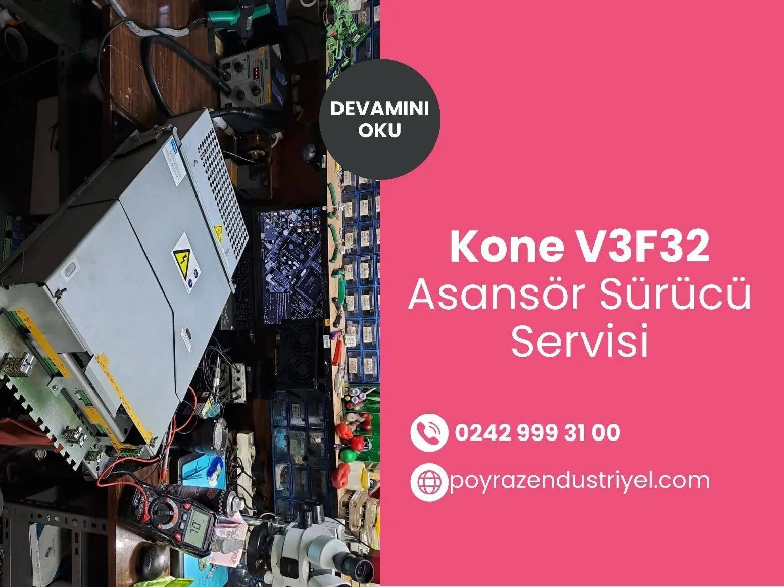 Kone V3f32 Asansör Sürücü Servisi